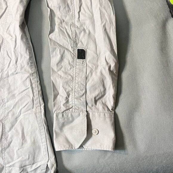 Marc Ecko Cut & Sew Shirt Mens Large Black Button Up Long Sleeve Cotton Dress - Picture 4 of 10